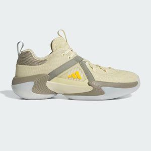 Adidas Exhibit Select Mid Trainers in Sandy Beige/Crew Yellow/Clay womens 11